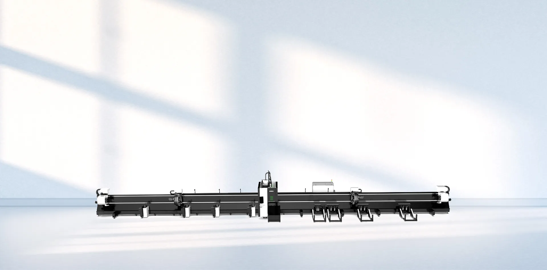 Four-chuck Heavy-duty Fiber Laser Tube Cutting Machine 