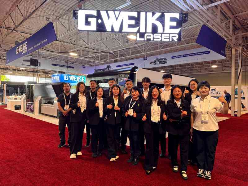 GWEIKE Laser team at FABTECH Canada 2026 Booth 7060 in Toronto