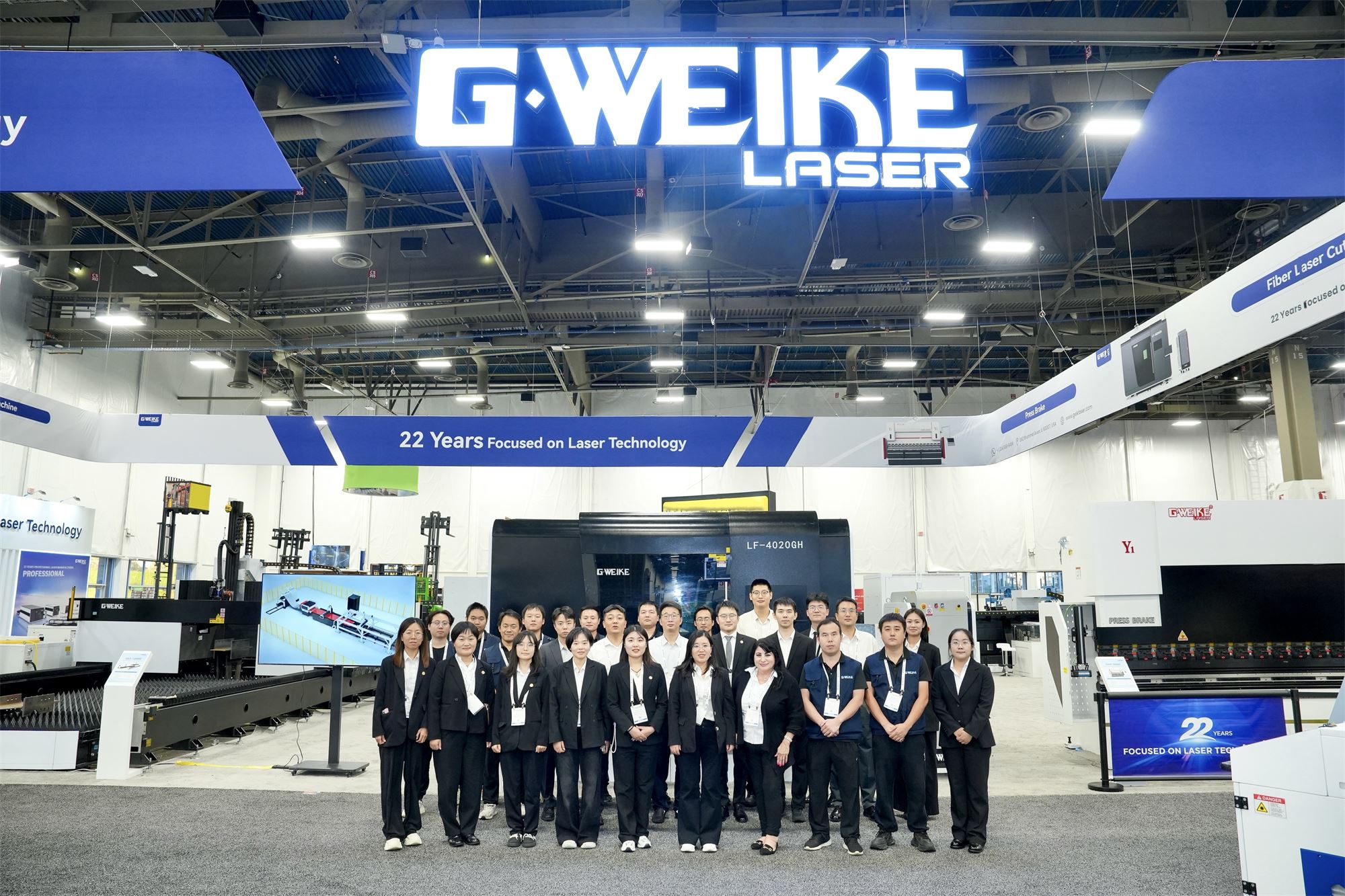 GWEIKE team at its FABTECH 2026 booth in Las Vegas