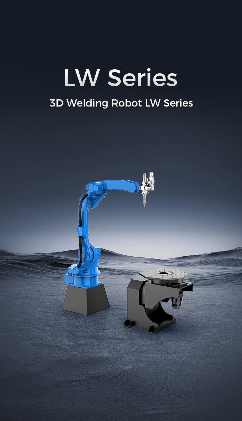 LW1800 3D Fiber Laser Welding Machine Robot 