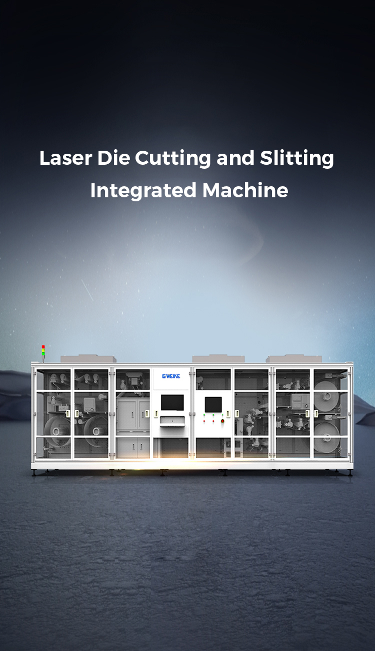 Laser Die Cutting and Slitting Integrated Machine