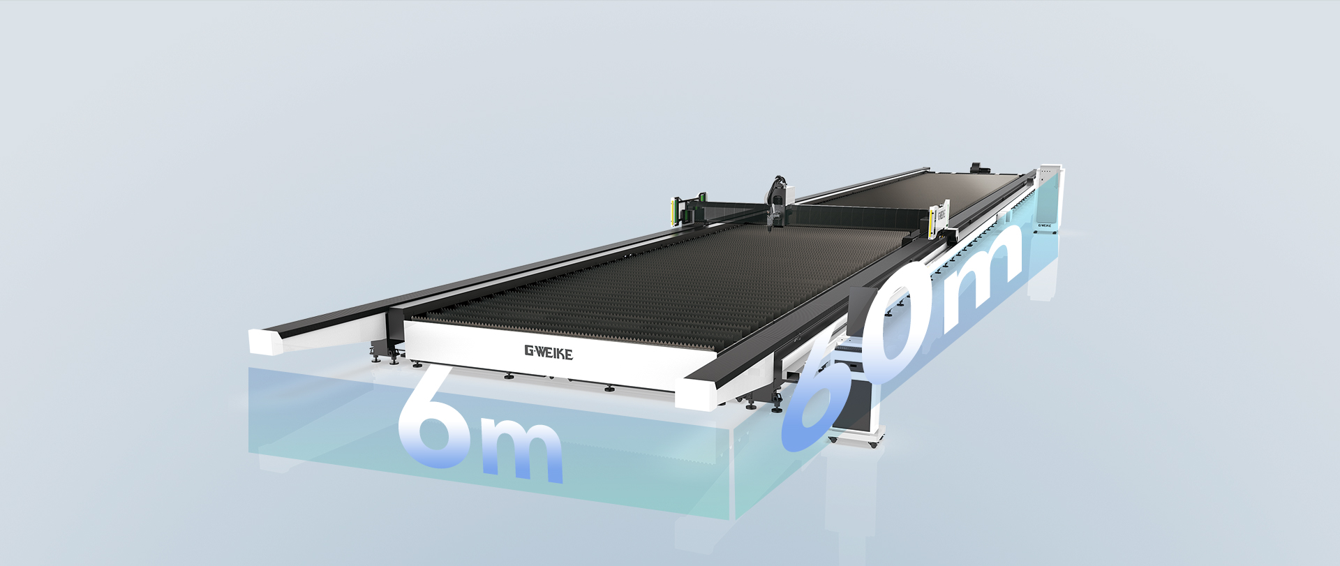 6×60 meters – an exceptionally wide and long format