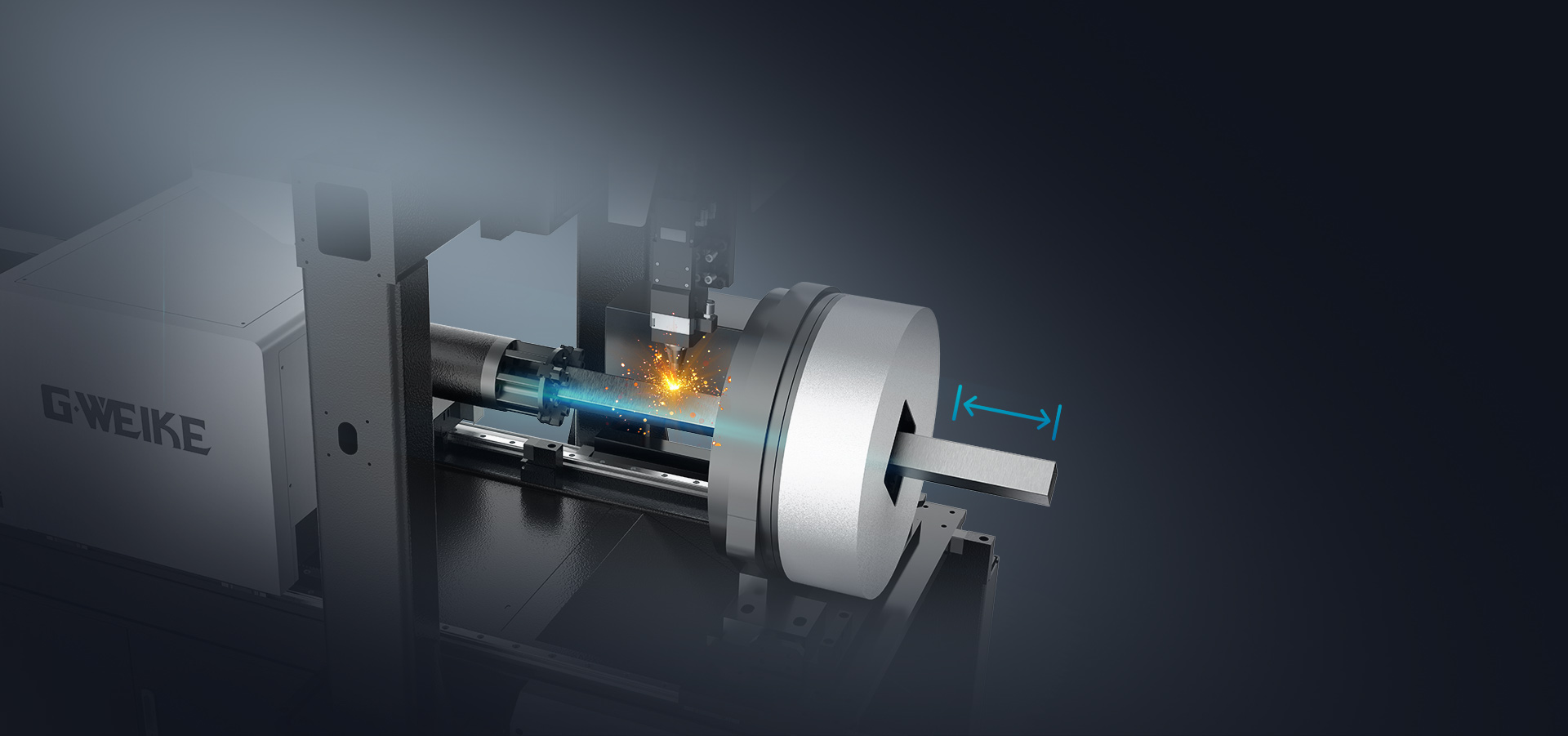 Front Chuck Offset – Stable Cutting