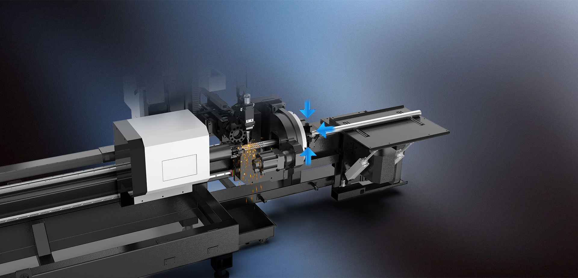 Front Chuck Offset – Stable Cutting