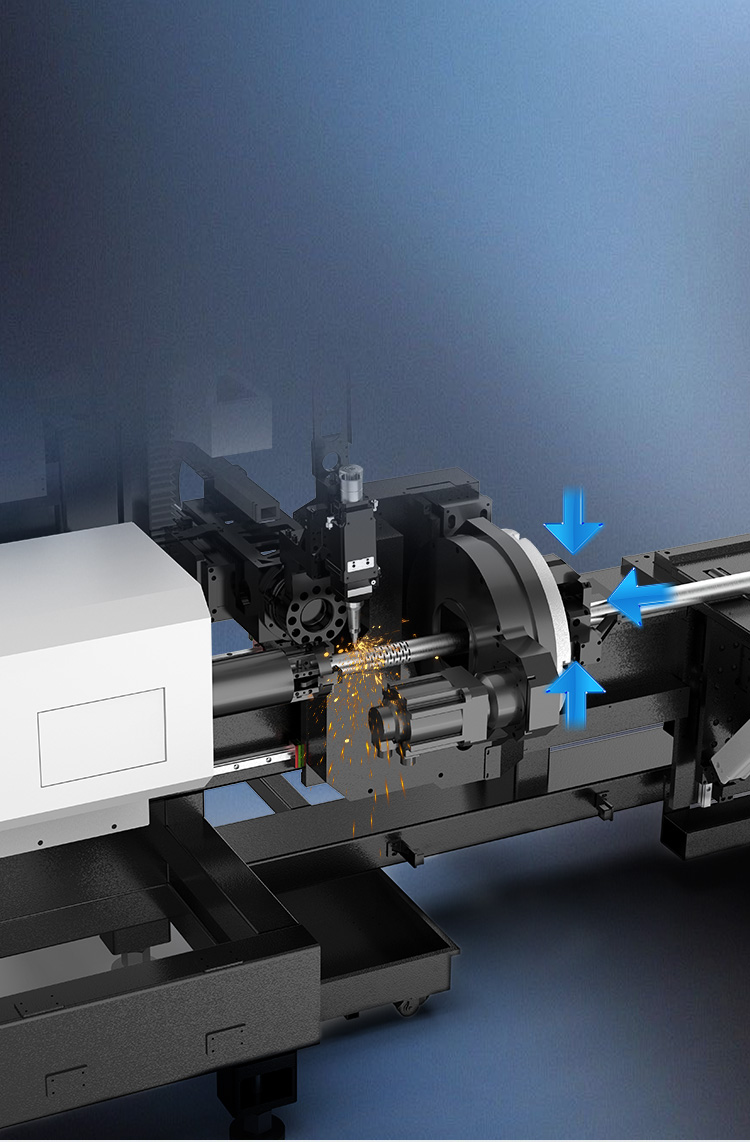 Front Chuck Offset – Stable Cutting