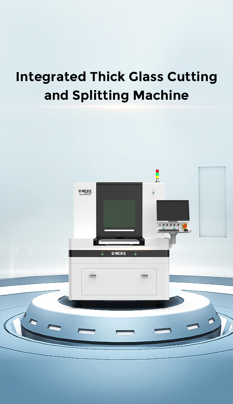 Integrated Thick Glass Cutting and Splitting Machine
