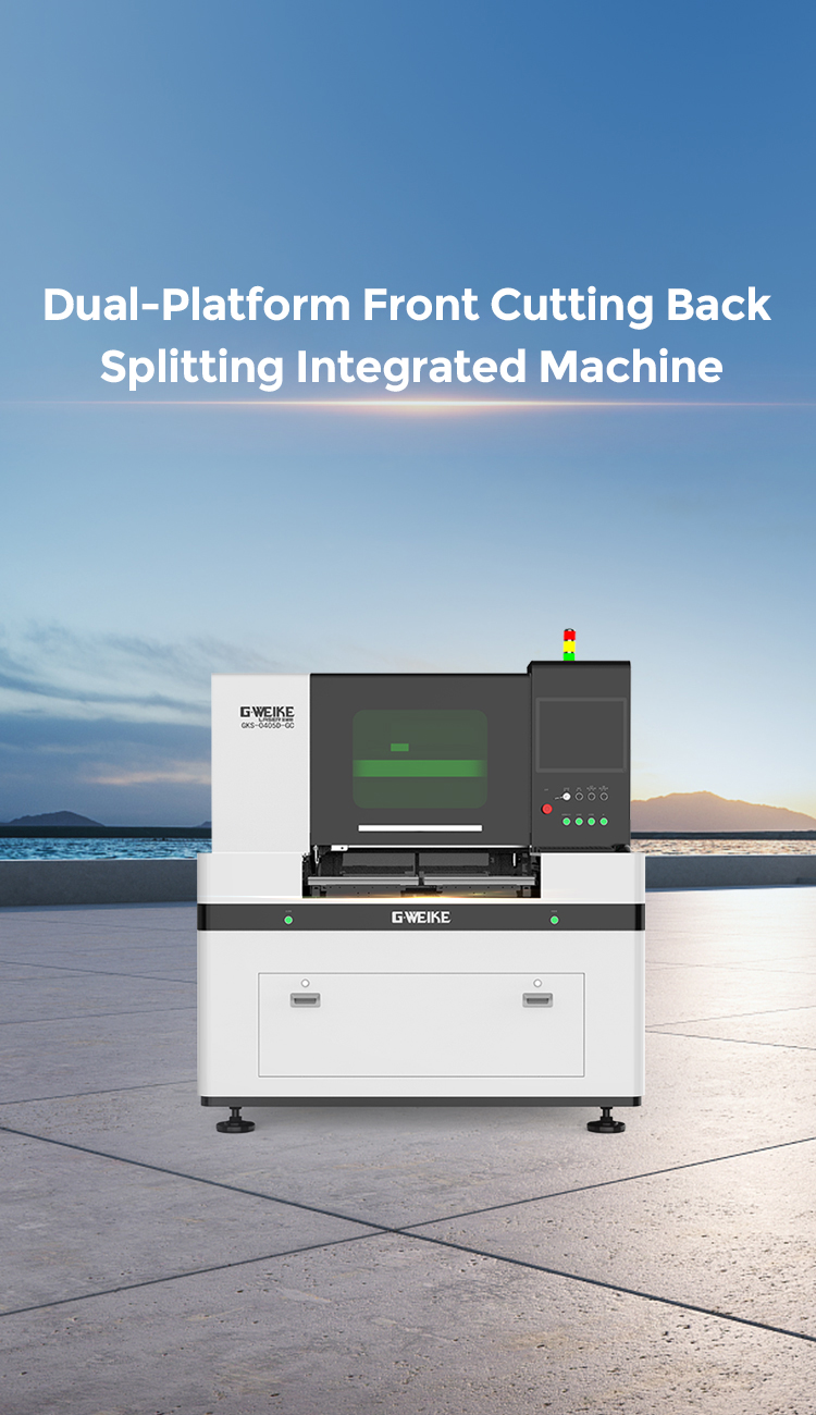 Dual-Platform Front Cutting Back Splitting Integrated Machine