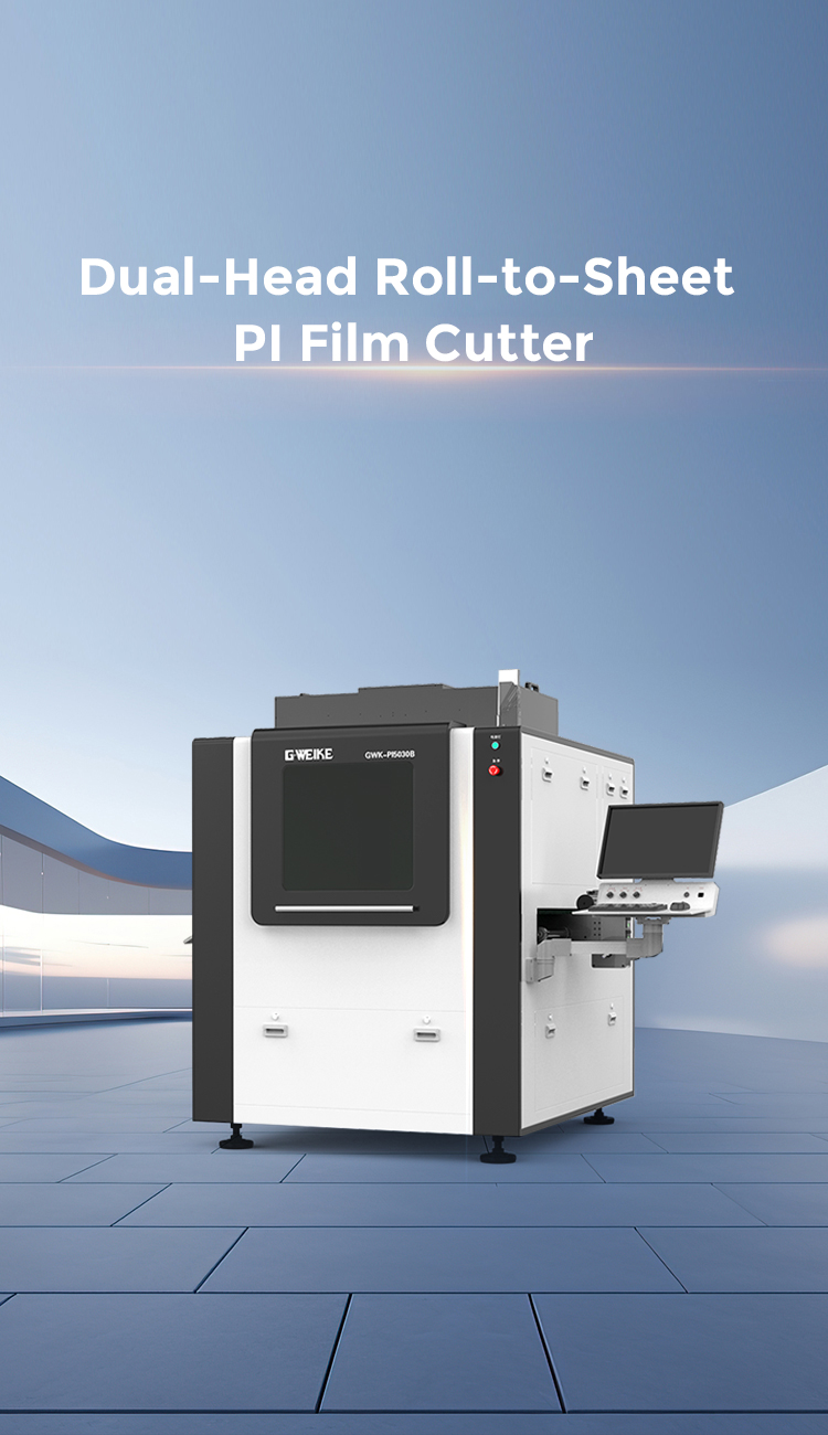 Dual-Head Roll-to-Sheet PI Film Cutter