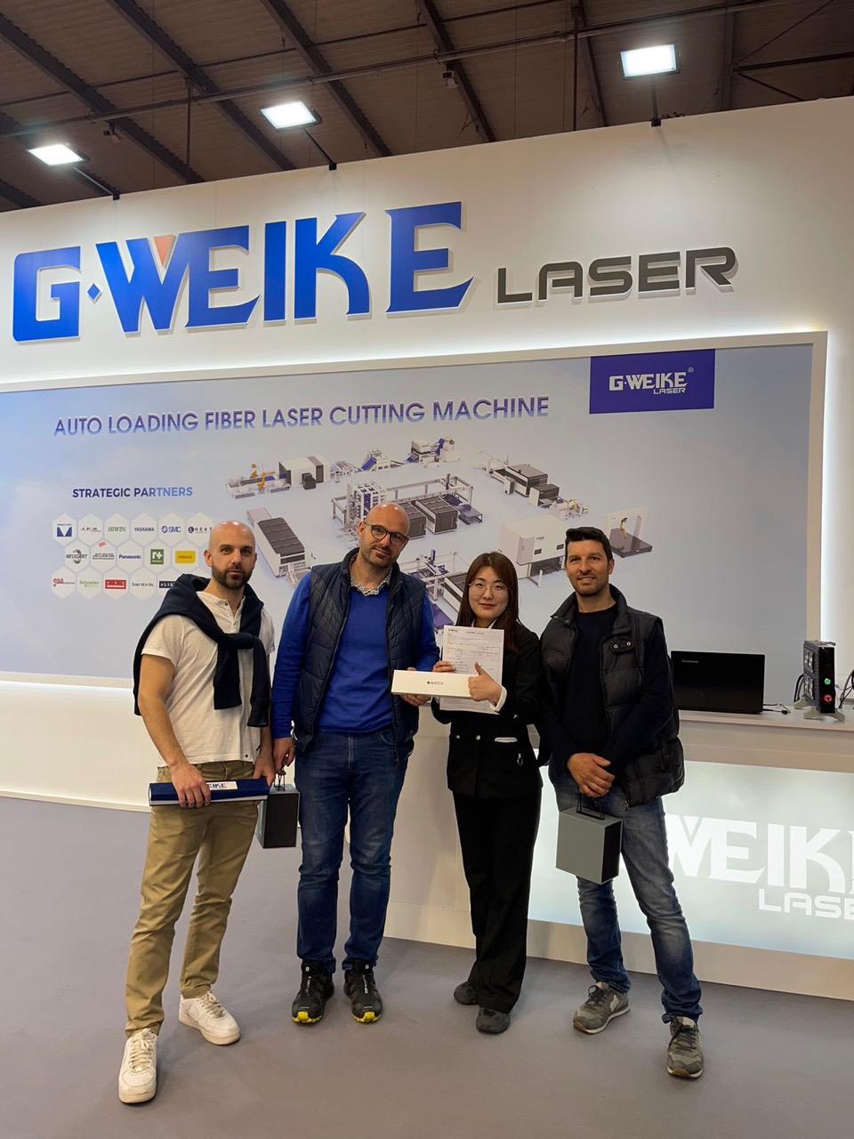 G.Weike Laser Participates in Laser & LAMIERA 2023 Exhibition Perfect Ending